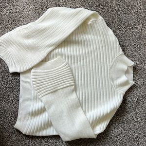 Shein Cream Turlteneck Sweater